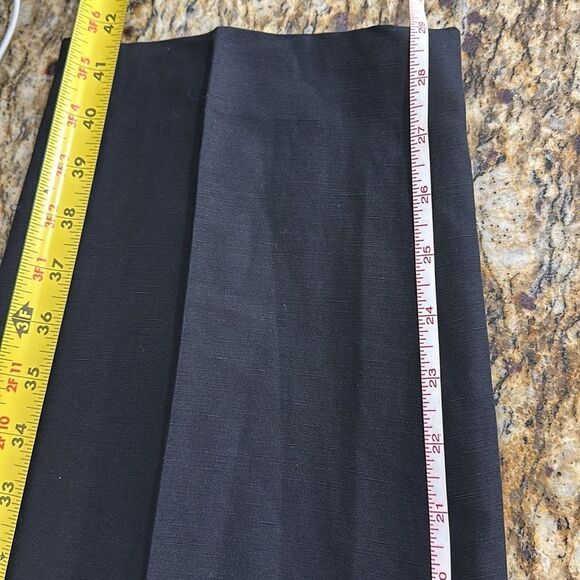 Lafayette 148 New York Franklin Silk & Linen-Blend Pant In Black Size 16 - Picture 11 of 12